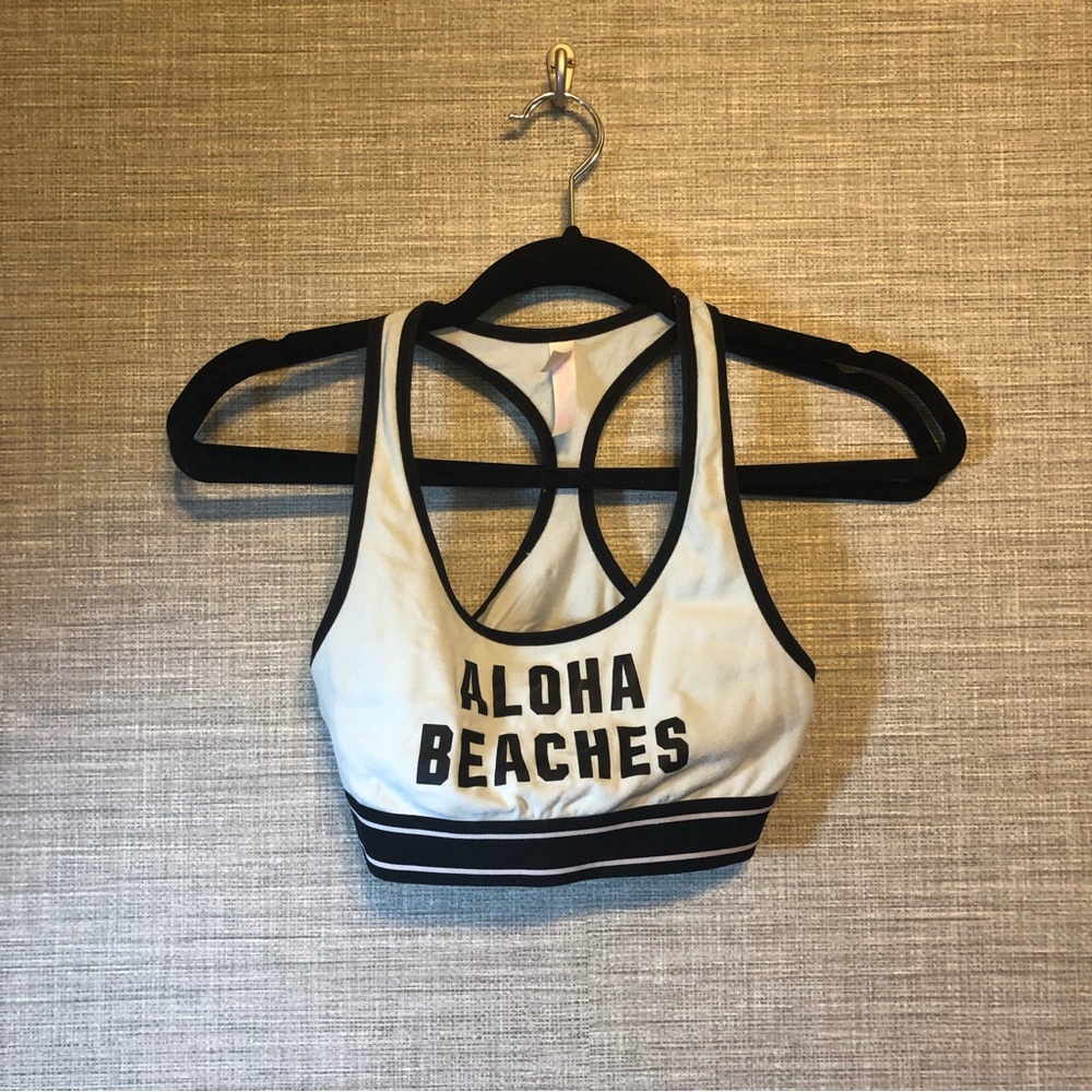 Victoria’s Secret Pink Nation Aloha Beaches Sports Bra Small
